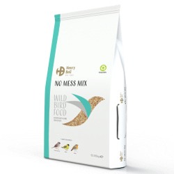 No Mess Mix is a nourishing blend of seeds, sunflower hearts and suet that is rich in nutrients. No Shells.