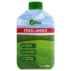 Vitax All In One Feed, Weed is an easy way to care for your lawn while dealing with weeds.