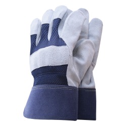 The All-Round Rigger gloves are made from tough suede leather on the palms, fingers and knuckle strap.