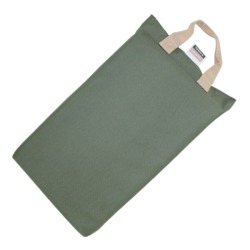 A padded kneeler, made from durable polyester and thick foam to protect knees when planting and weeding.